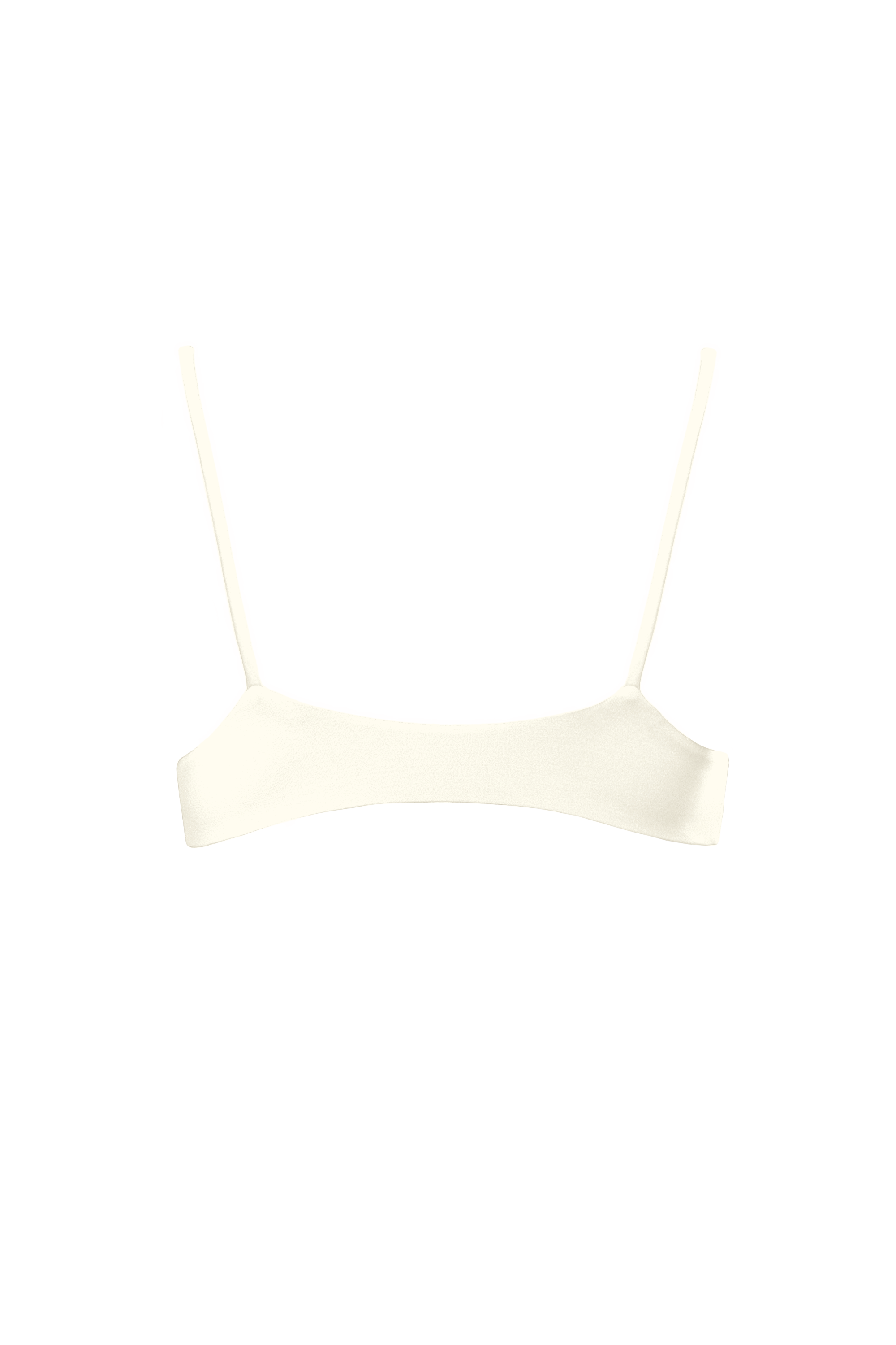 CRETA BIKINI TOP PEPITE - Avorio