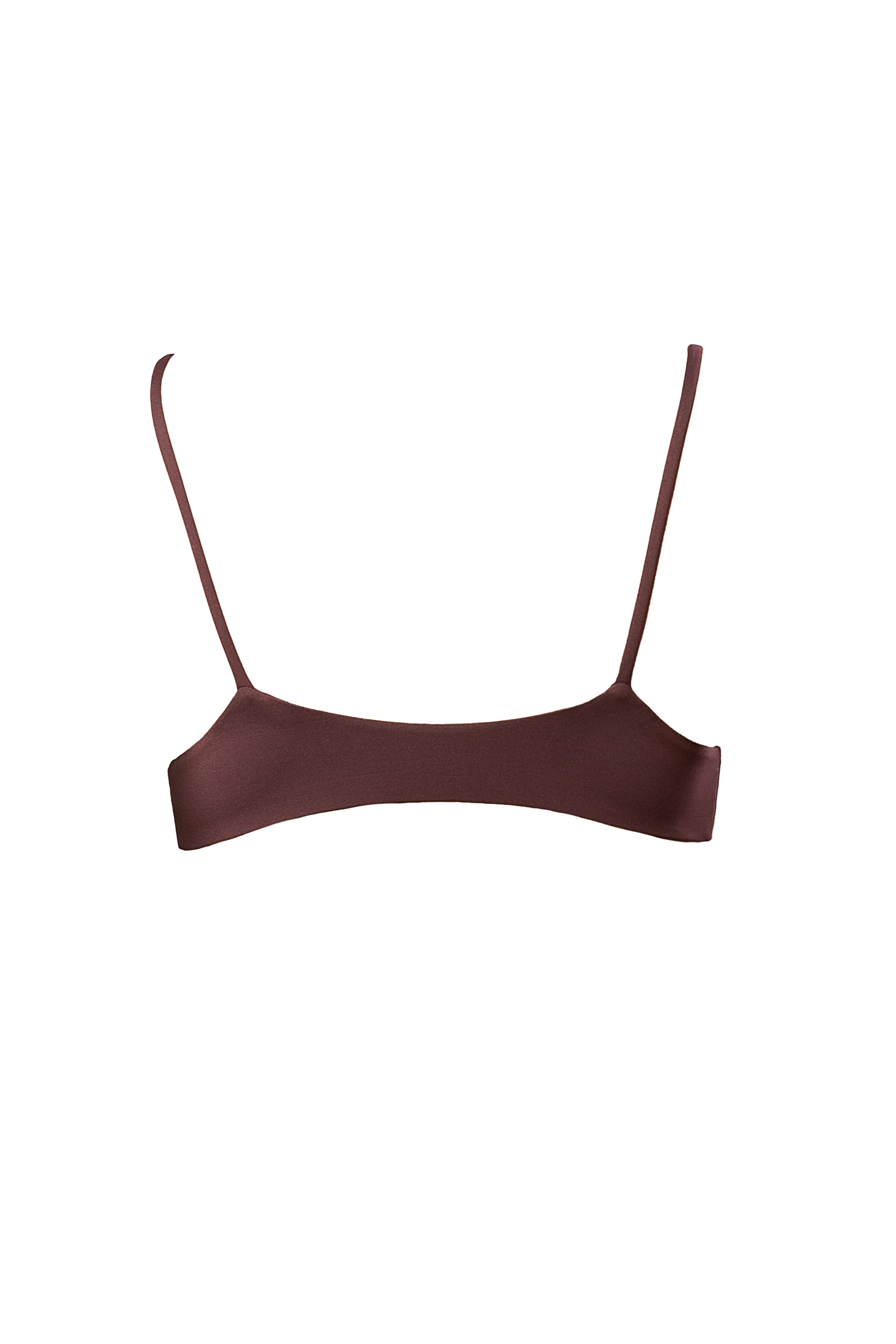 CRETA BIKINI TOP PEPITE - Cacao