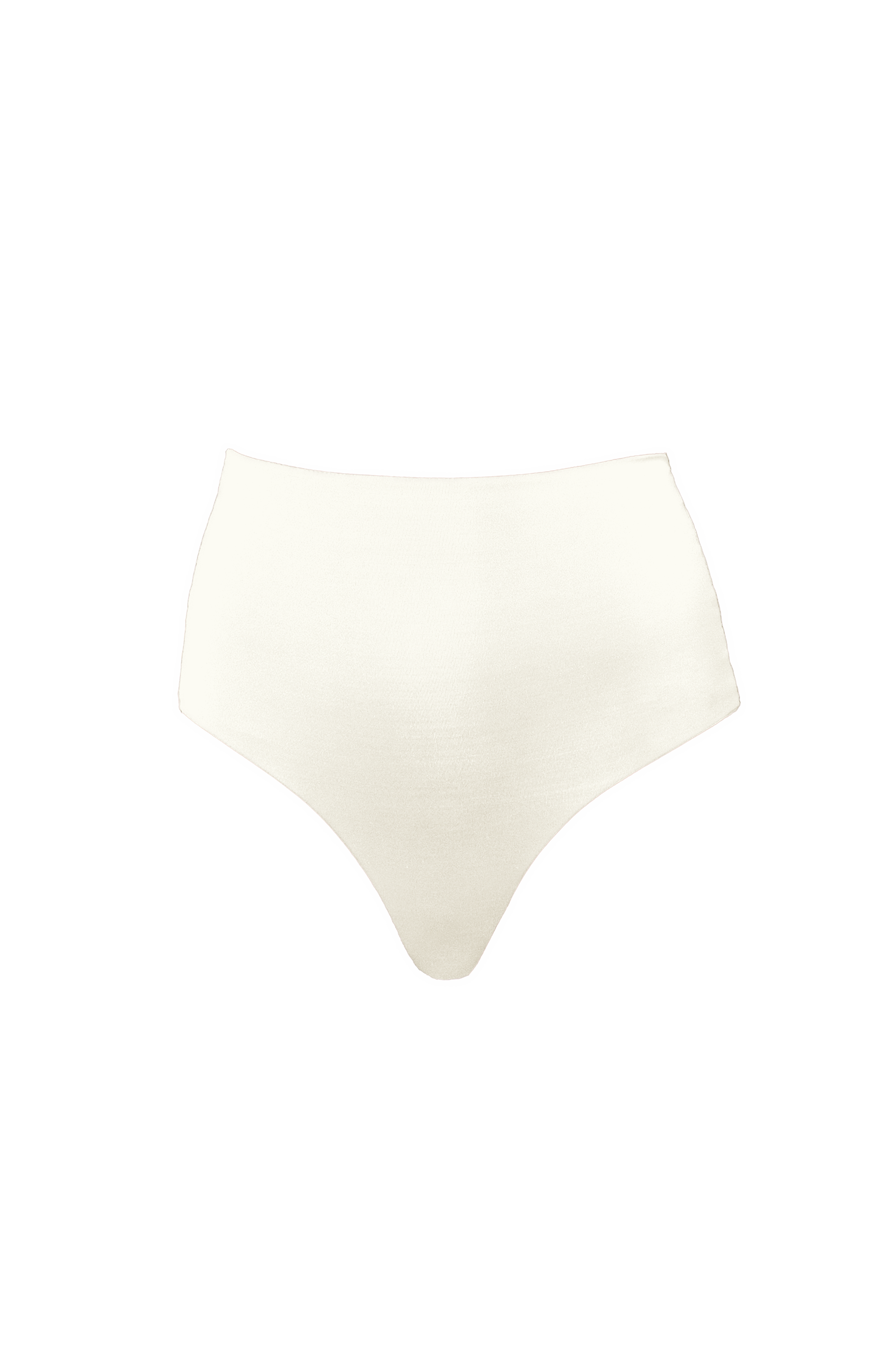 ELBA BIKINI BOTTOM VITA ALTA - Avorio