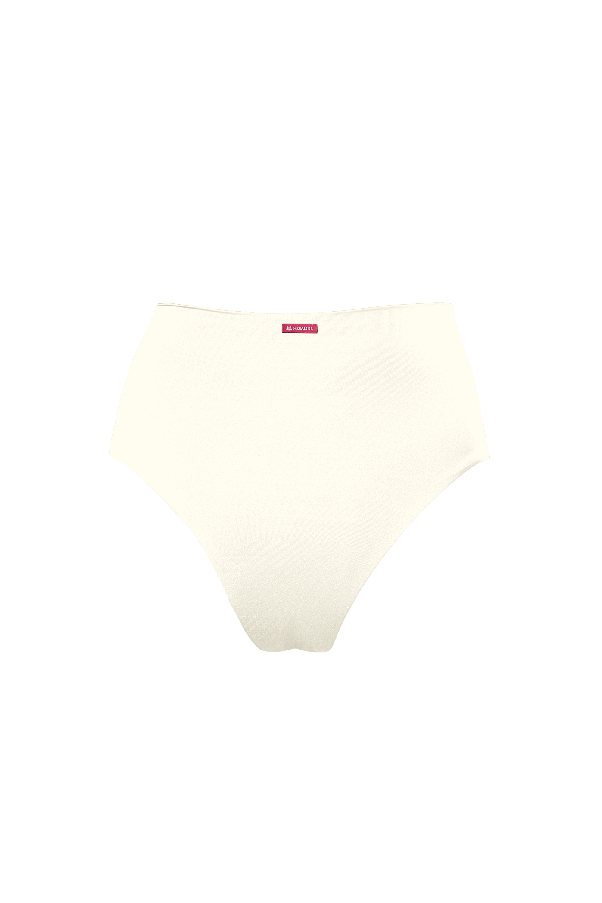 ELBA BIKINI BOTTOM VITA ALTA - Avorio