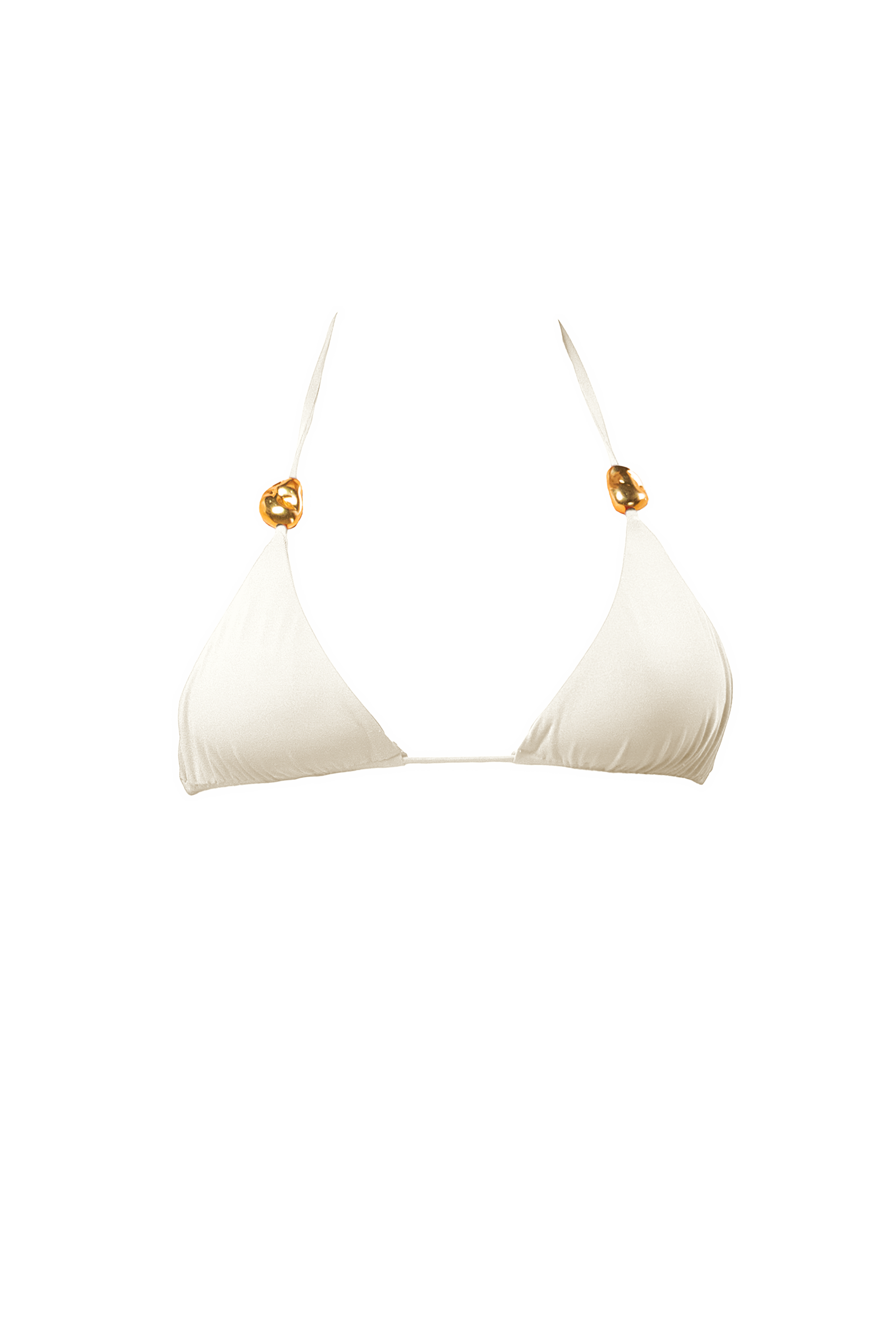 ES VEDRÀ BIKINI TOP PEPITE - Avorio