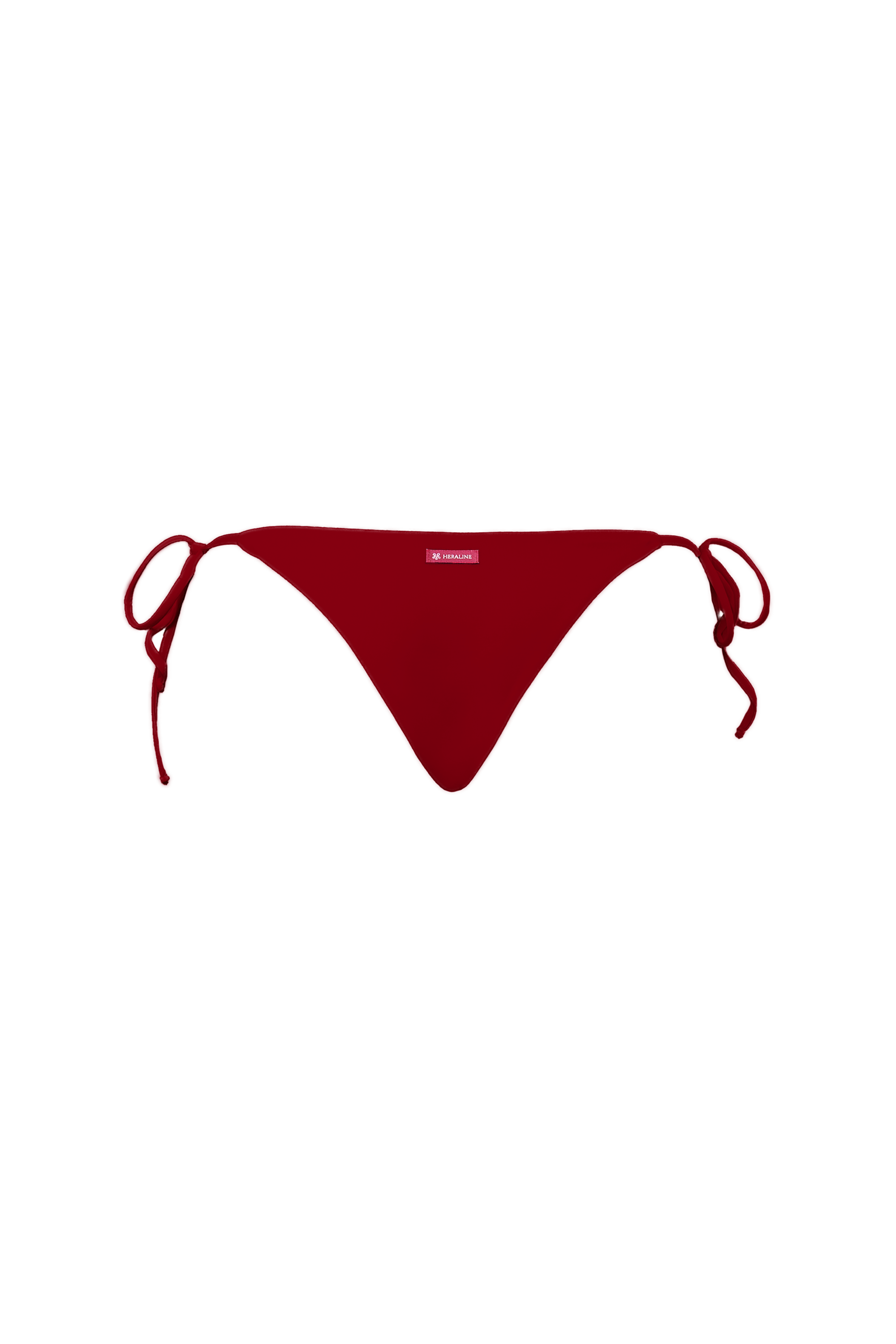 KOS BIKINI BOTTOM PEPITE - Rosso etrusco