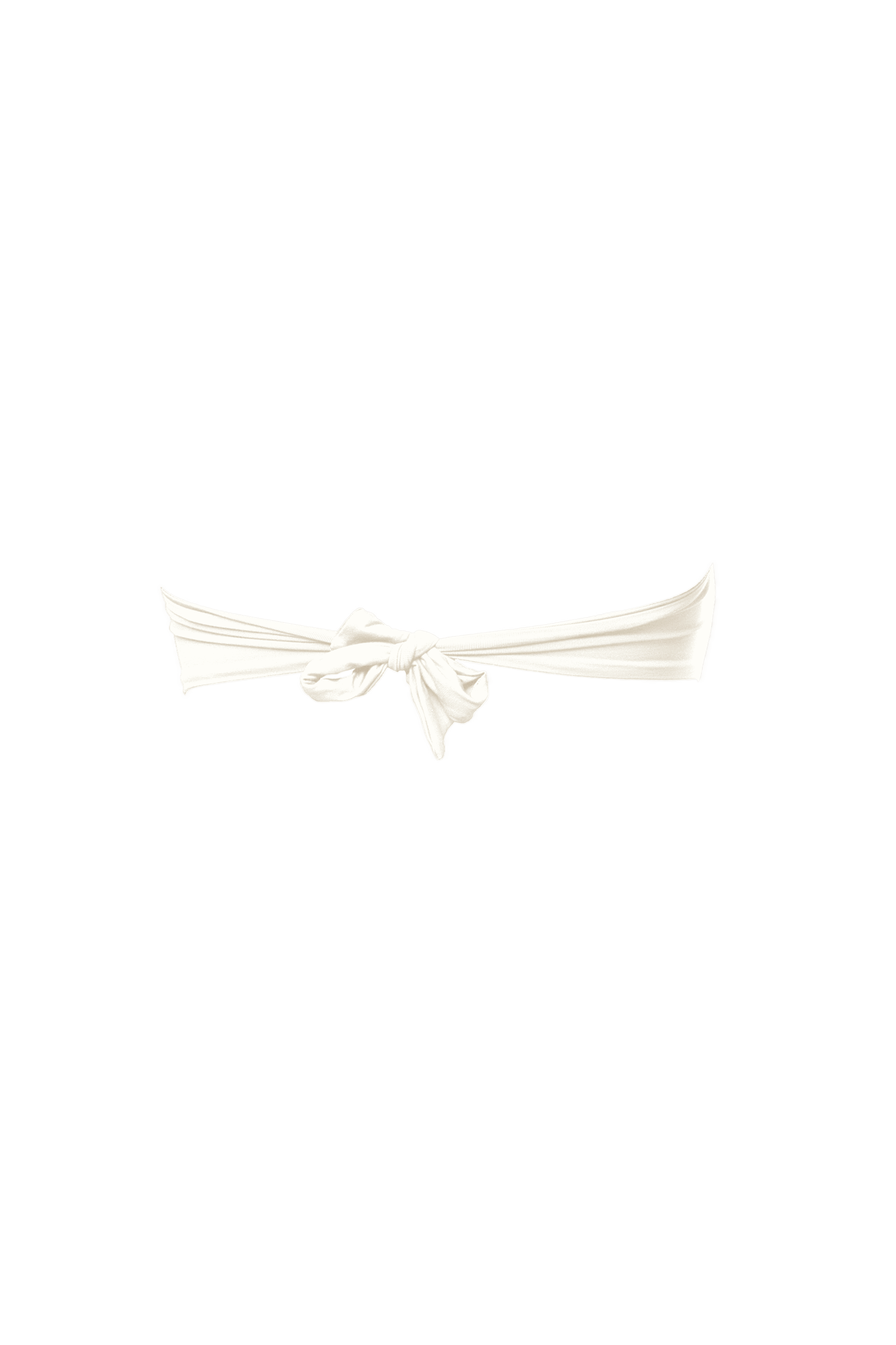 MILOS BIKINI TOP BROOCH - Avorio