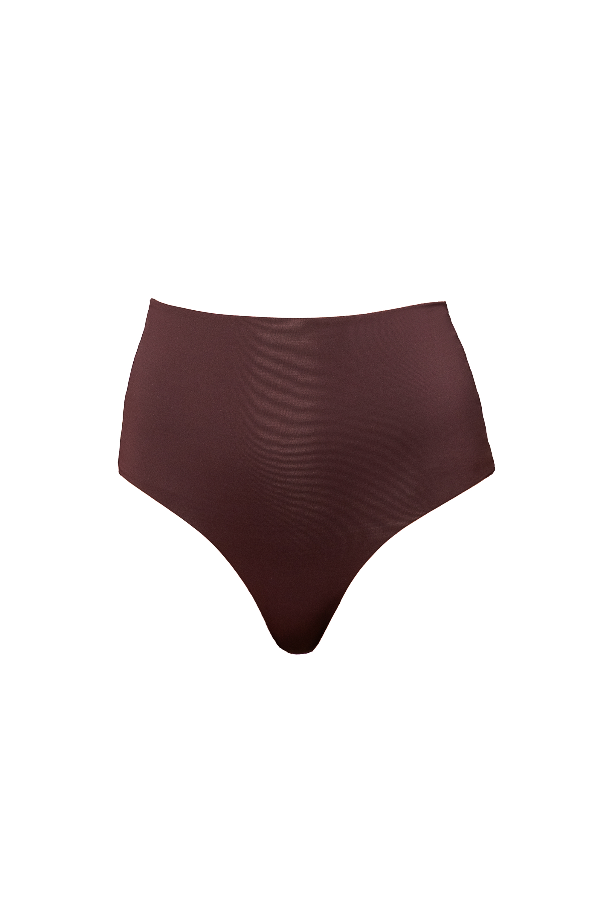 ELBA BIKINI BOTTOM VITA ALTA - Cacao