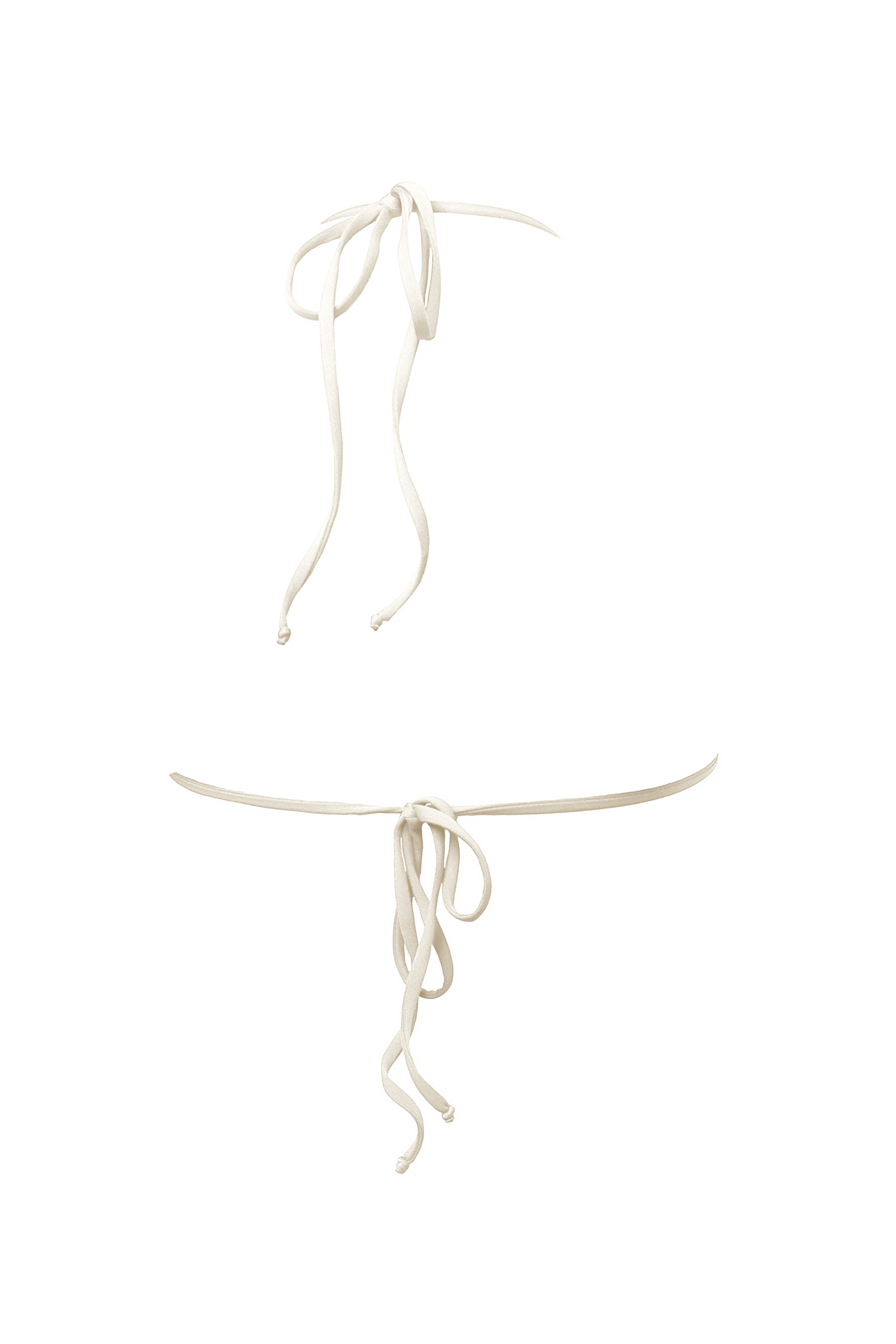 ES VEDRÀ BIKINI TOP PEPITE - Avorio