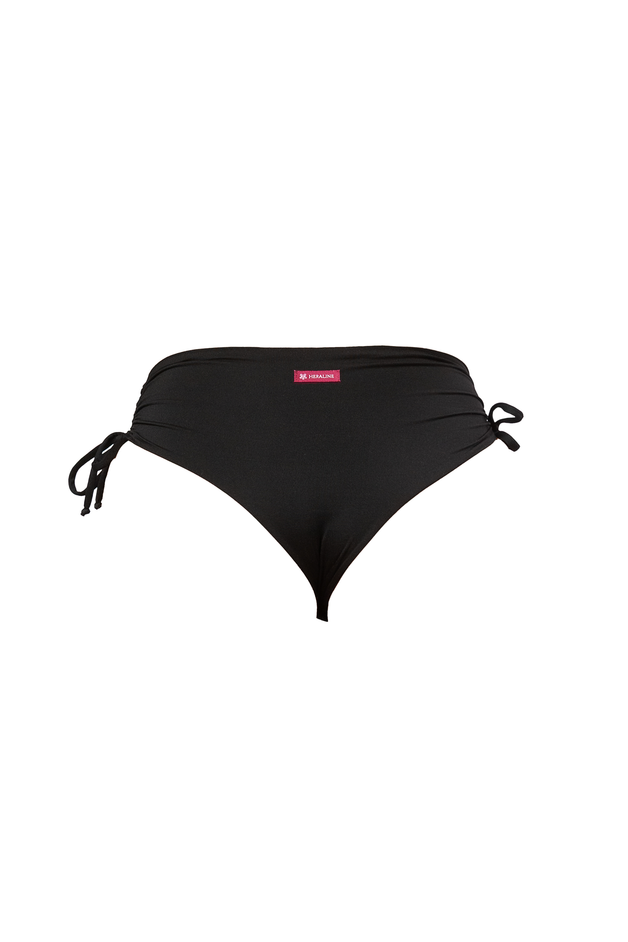 FILICUDI BIKINI BOTTOM ARRICCIATO - Nero ossidiana