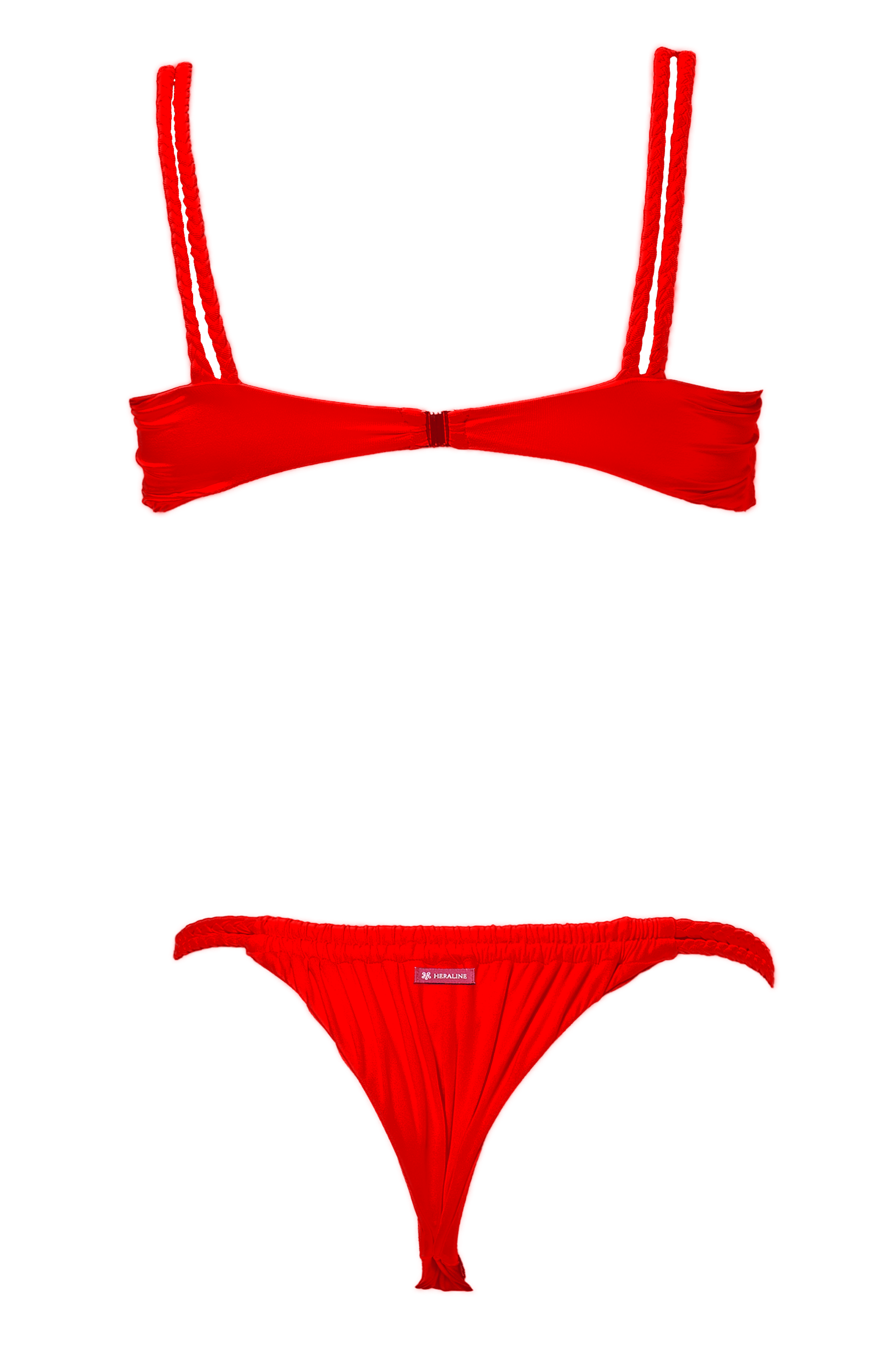 PANAREA BIKINI INTRECCIATO - Red kisses